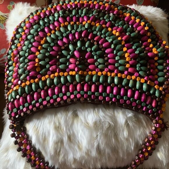 Made in Brazil!!! Hand beaded purse. - Picture 2 of 4